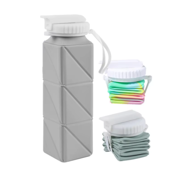 Gourde pliable en silicone