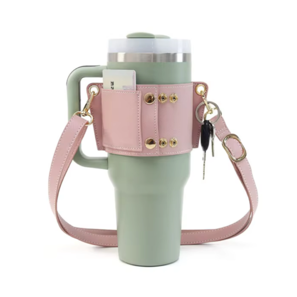 Porte gourde rose